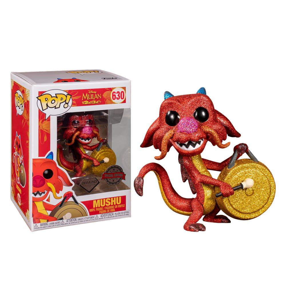 Disney Pop! Vinyl Figure Mushu Diamond [Mulan] [630] - Fugitive Toys