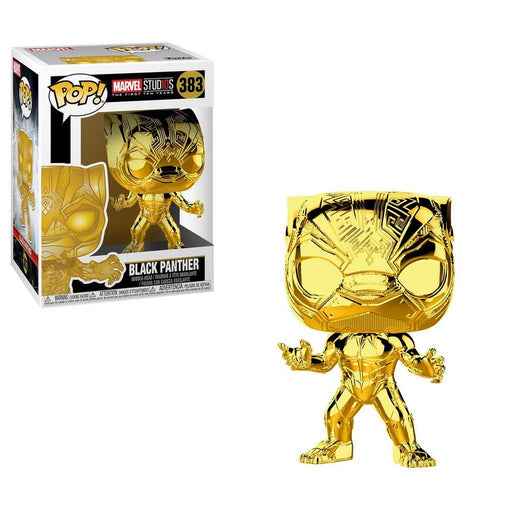 Marvel Studios 10 Pop! Vinyl Figure Black Panther Gold Chrome [383] - Fugitive Toys
