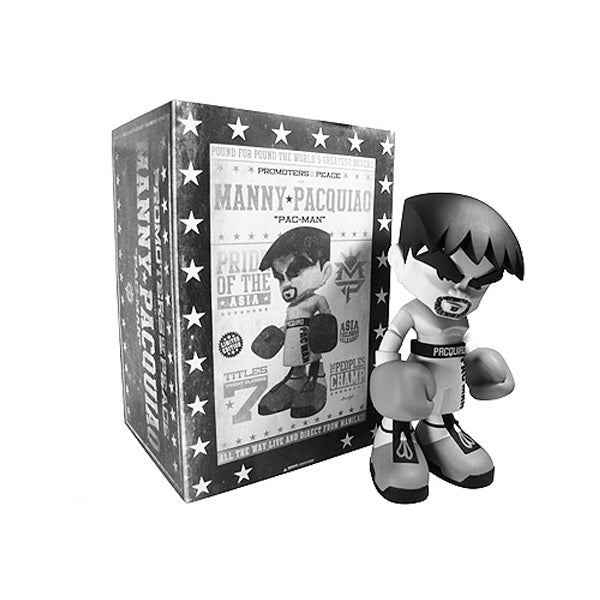 Mindstyle Manny Pacquiao "Pac-Man" Monochrome 2011 SDCC Exclusive Figure - Fugitive Toys