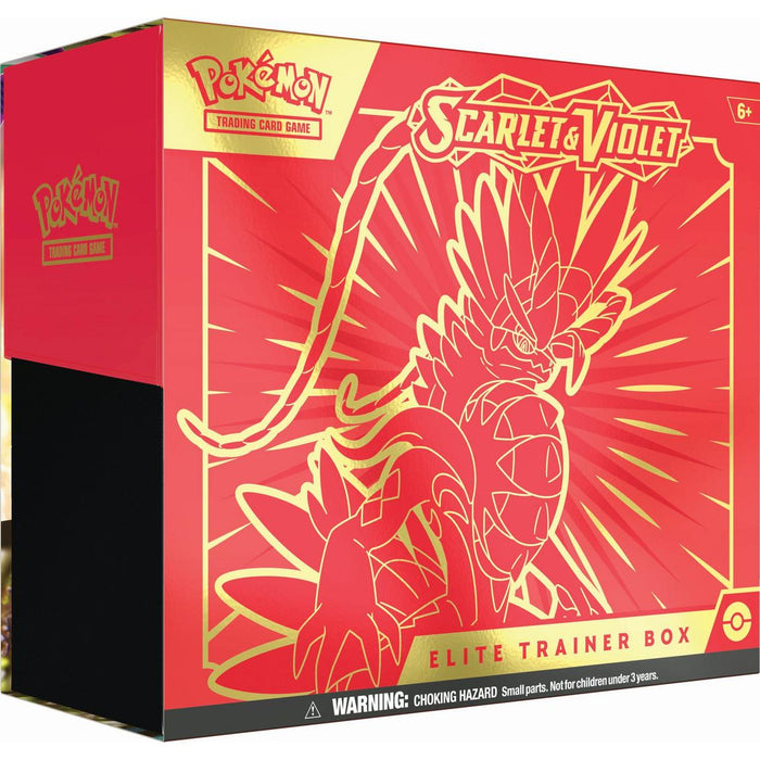 Pokemon Trading Card Game Scarlet & Violet Elite Trainer Box - Scarlet Box - Fugitive Toys