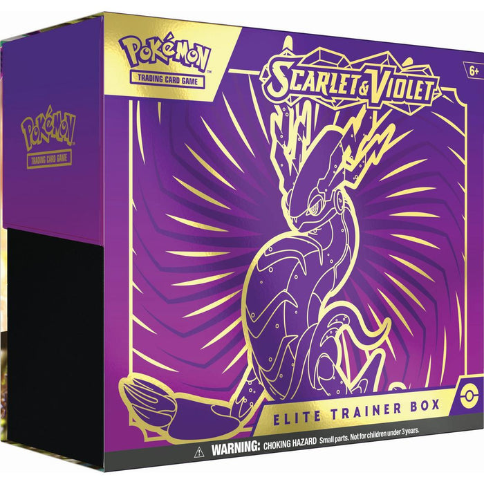 Pokemon Trading Card Game Scarlet & Violet Elite Trainer Box - Violet Box - Fugitive Toys