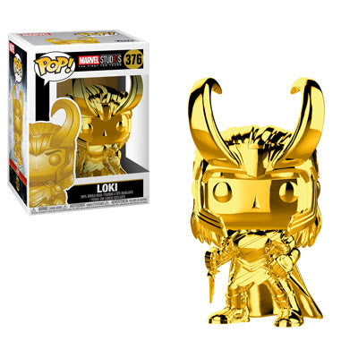 Marvel Studios 10 Pop! Vinyl Figure Loki Gold Chrome [376] - Fugitive Toys