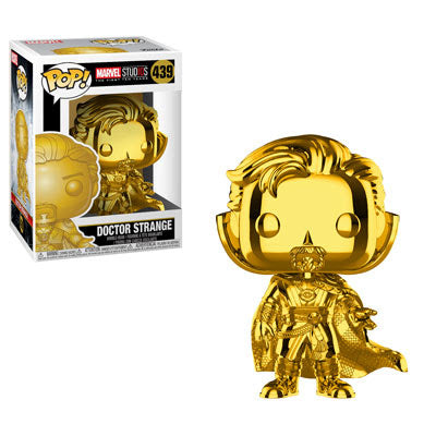 Marvel Studios 10 Pop! Vinyl Figure Doctor Strange Gold Chrome [439] - Fugitive Toys