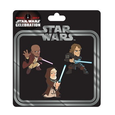 Star Wars Celebration Jedi Pin 3-Pack - Fugitive Toys