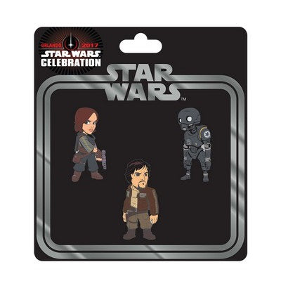 Star Wars Celebration Rogue One Pin 3-Pack - Fugitive Toys