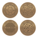 Teenage Mutant Ninja Turtles Tokun Collectible Coins (Set of 4) - Fugitive Toys