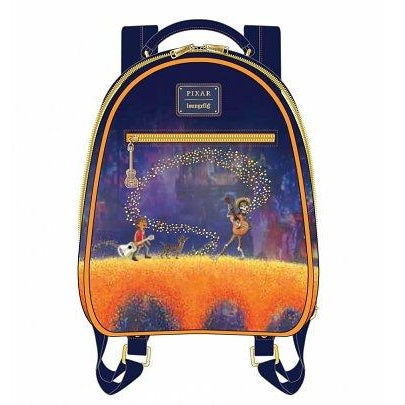 coco mini backpack loungefly Loungefly x Disney Pixar Coco Marigold Bridge Mini Backpack