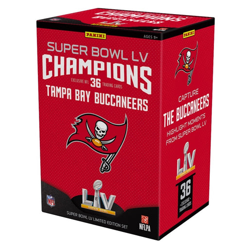 Panini NFL Super Bowl LV Champions Tampa Bay Buccaneers Trading Card Box - Fugitive Toys