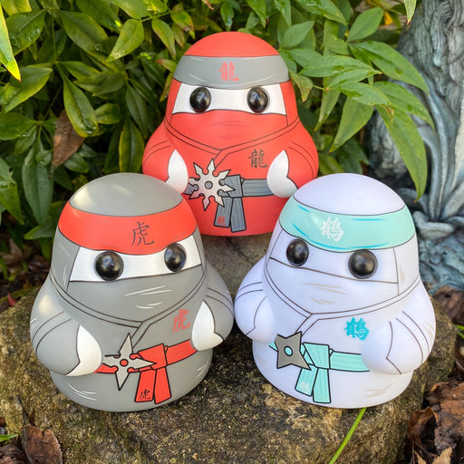 Bimtoy Tiny Ghost 3 Inch Vinyl Figures Ninjas [3 Pack] - Fugitive Toys