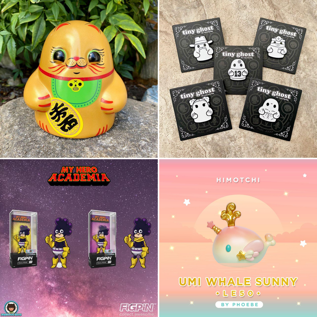 Bimtoy Tiny Ghost Orange GITD - NYCC Fugitive Toys 2019 Exclusive, 666 Pcs (neuf)