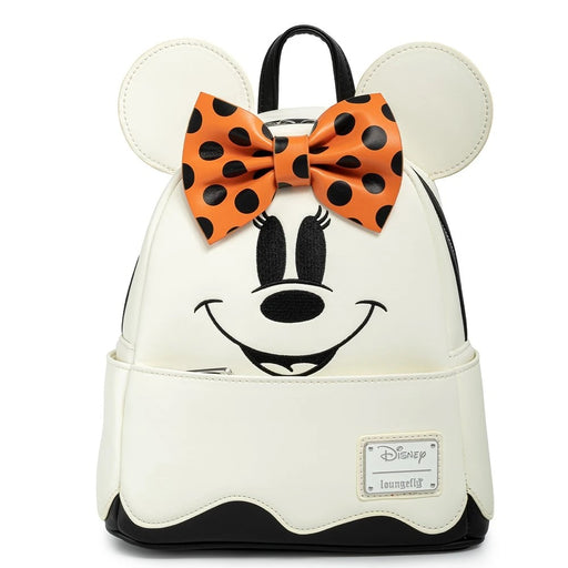 Loungefly x Disney Ghost Minnie Glow in the Dark Cosplay Mini Back Pack - Fugitive Toys
