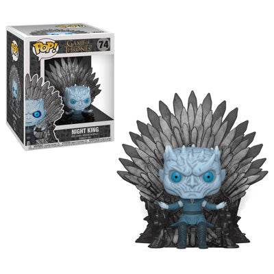 Game of Thrones Pop! Deluxe Vinyl Figure Night King Sitting on Iron Throne [74] - Fugitive Toys