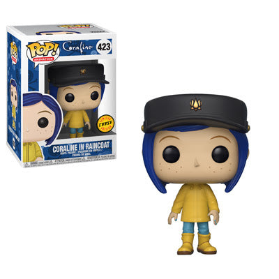 Coraline Pop! Vinyl Figure Coraline in Raincoat (Chase) [423] - Fugitive Toys