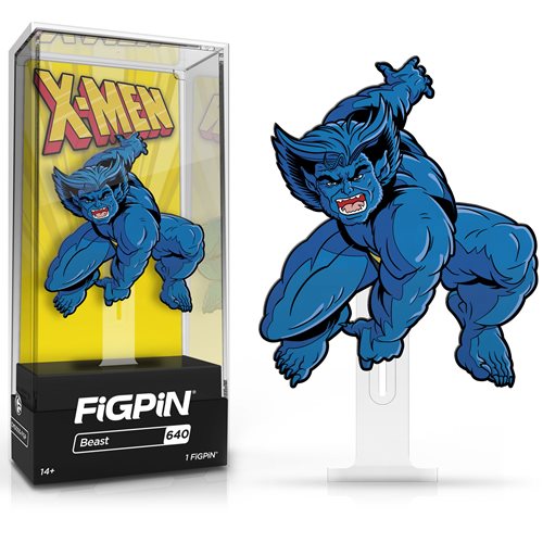 Marvel X-Men The Animated Series: FiGPiN Enamel Pin Beast [640] - Fugitive Toys