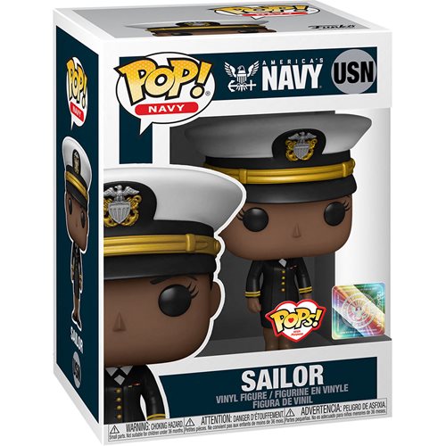 Military Pop! Vinyl Figure Navy Sailor Female (African American) - Fugitive Toys