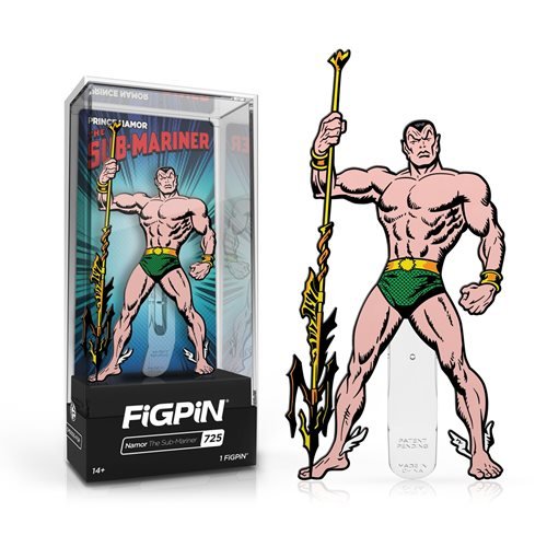 Marvel Classics: FiGPiN Enamel Pin Prince Namor The Sub-Mariner [725] - Fugitive Toys