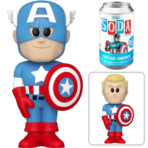 Funko Vinyl Soda Figure: Marvel Captain America - Fugitive Toys