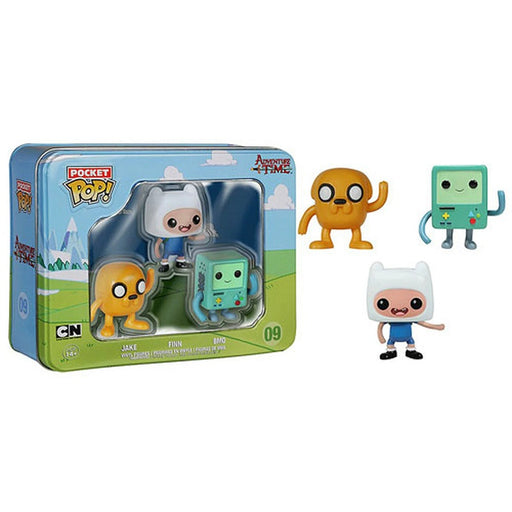 Adventure Time Pocket Pop! 3-Pack Tin [Jake, Finn, and BMO] - Fugitive Toys