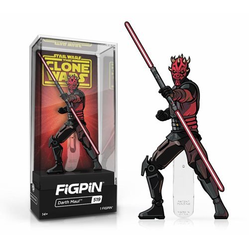 Star Wars The Clone Wars: FiGPiN Enamel Pin Darth Maul [519] - Fugitive Toys