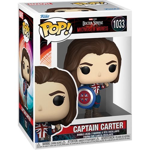 Doctor Strange Multiverse of Madness Pop! Vinyl Figure Captain Carter [1033] - Fugitive Toys