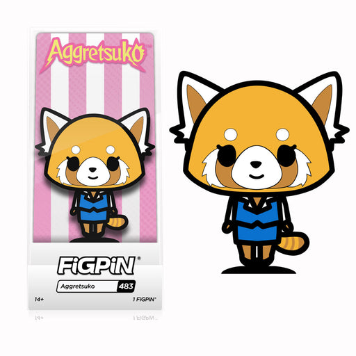 Sanrio: FiGPiN Enamel Pin Aggretsuko [483] - Fugitive Toys