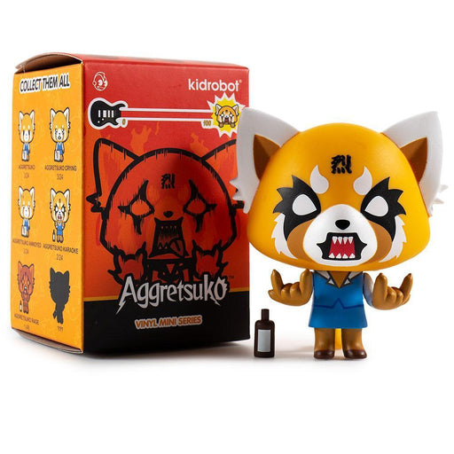 Kidrobot x Sanrio Aggretsuko Vinyl Mini Series: (1 Blind Box) - Fugitive Toys