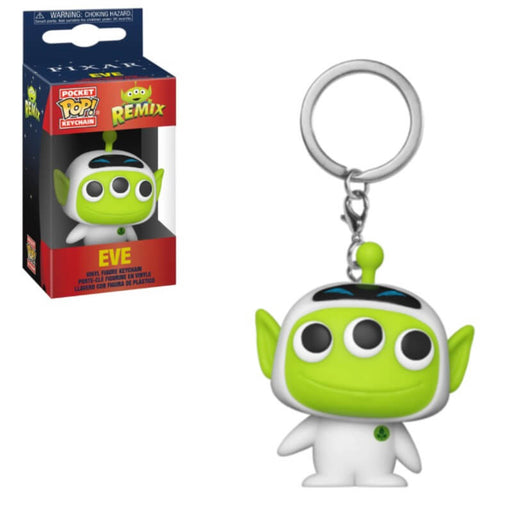 Disney Pixar Pocket Pop! Keychain Alien Remix Eve - Fugitive Toys