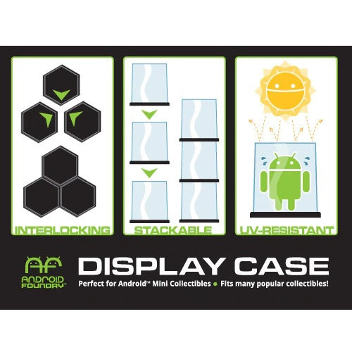 Android Foundry Display Cases - Hexagonal - 1 Piece - Fugitive Toys