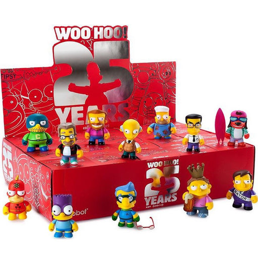 Kidrobot x Simpsons 25th Anniversary Vinyl Figure: (1 Blind Box) - Fugitive Toys