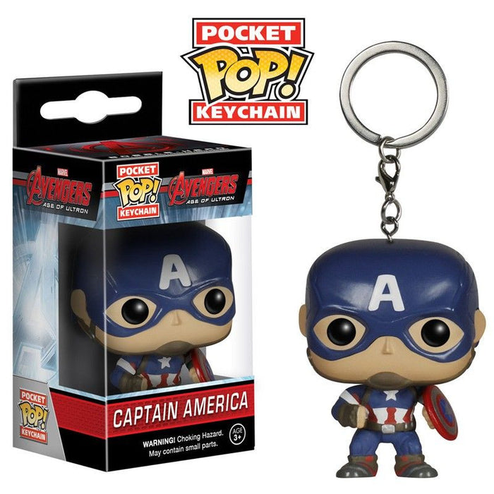 Marvel Avengers: Age of Ultron Pocket Pop! Keychain Captain America - Fugitive Toys