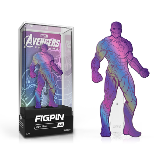 Avengers Endgame: FiGPiN Enamel Pin Iron Man (Infinity Stone) [321] - Fugitive Toys