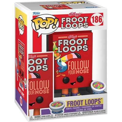 Ad Icons Pop! Vinyl Figure Kelloggs Froot Loops Cereal Box [186] - Fugitive Toys