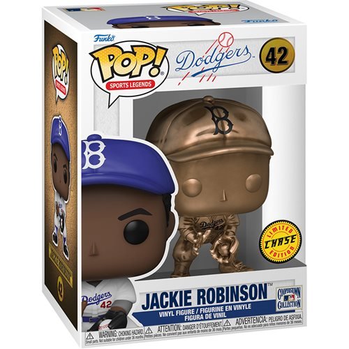 MLB Legends Pop! Vinyl Figure Jackie Robinson Bronze Chase [Dodgers][42] - Fugitive Toys