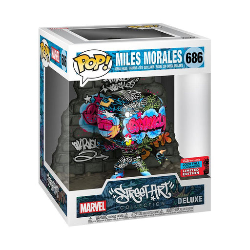 Marvel Street Art Collection Pop! Deluxe Vinyl Figure Miles Morales (2020 Fall Convention) [686] - Fugitive Toys