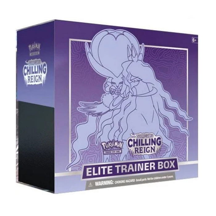 Pokemon TCG Sword & Shield Chilling Reign (Shadow Rider Calyrex) Elite Trainer Box - Fugitive Toys