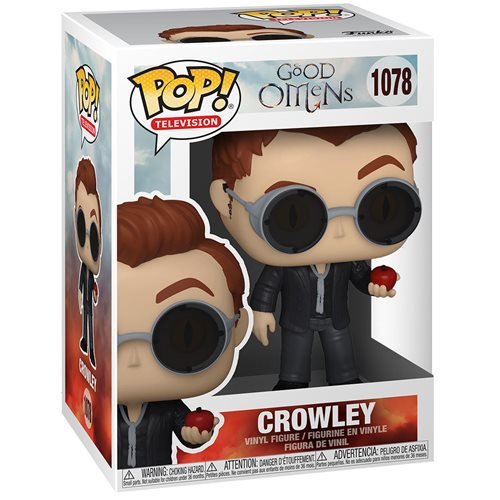Good Omens Pop! Vinyl Figure Crowley with Apple [1078] - Fugitive Toys