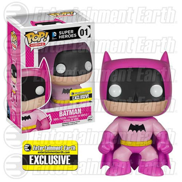 DC Universe Pop! Vinyl Figure Pink Batman 75th Anniversary Rainbow [Entertainment Earth Exclusive] - Fugitive Toys