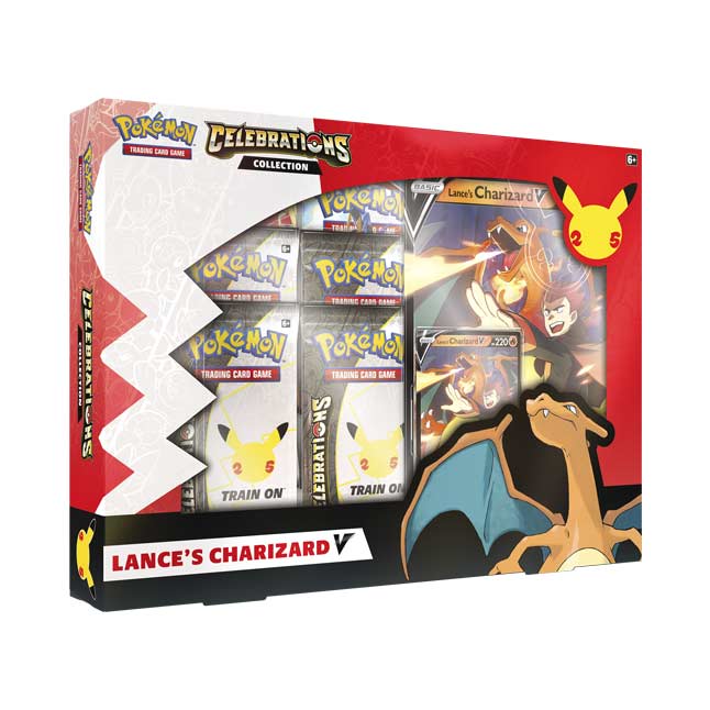 Pokemon TCG Celebrations Lance's Charizard V Box - Fugitive Toys