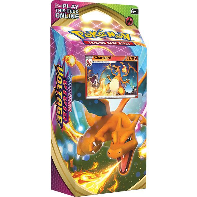 pokemon trading card game online theme decks Pokemon Trading Card Game Sword & Shield Vivid Voltage Charizard Theme Deck