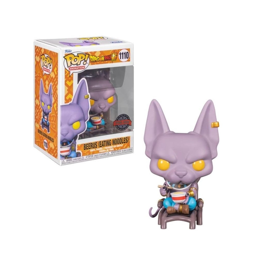 Dragon Ball Z Super Pop! Vinyl Figure Beerus (Eating Noodles
