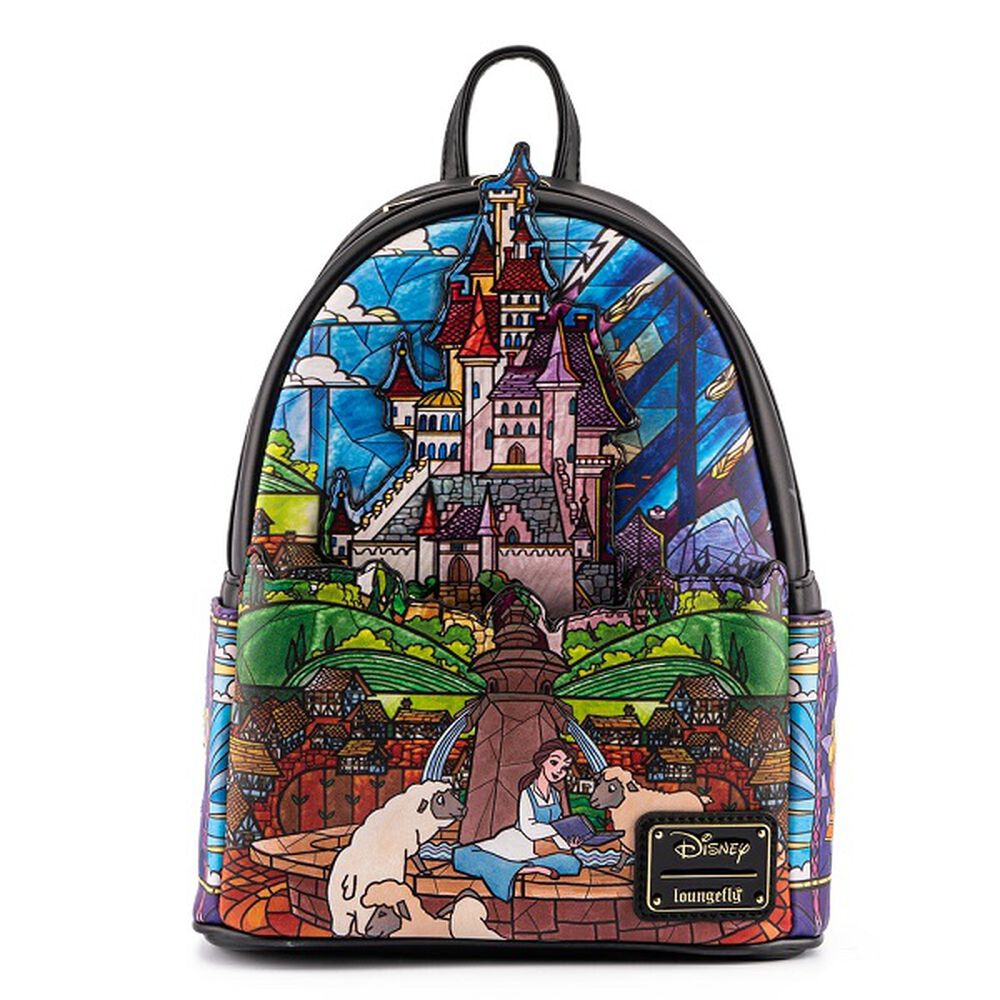 belle sequin mini backpack Loungefly Tinkerbell Green (Exclusive) Loungefly Tinker Bell Green Sequinned Mini Backpack Disney Loungefly Beauty and the