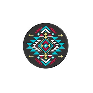 PopSockets Designs: Black & Teal Tribal Pattern - Fugitive Toys