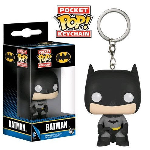 DC Universe Pocket Pop! Keychain Batman (Black) [Exclusive] - Fugitive Toys
