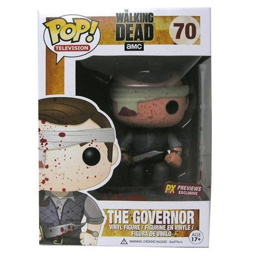 The Walking Dead Pop! Vinyl Figure Blood Splattered Gauze Governor [Previews Exclusive] - Fugitive Toys