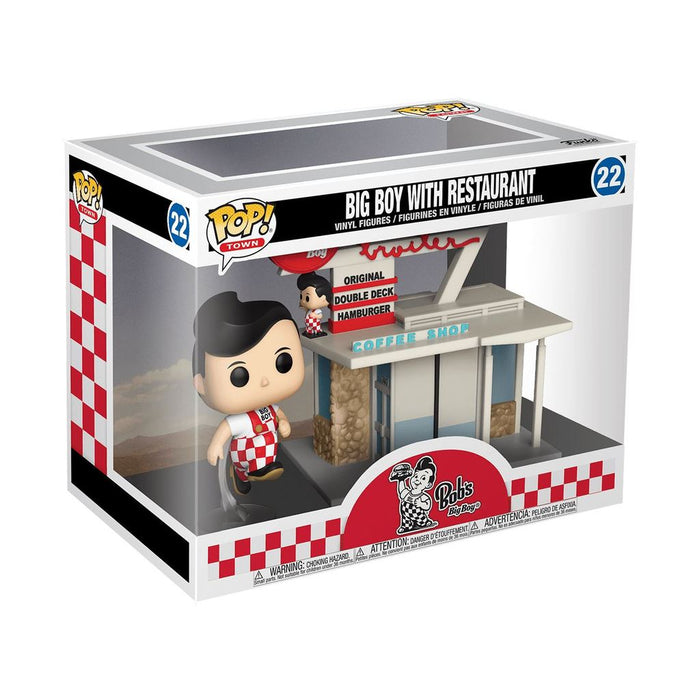 Town Pop! Vinyl Figure Bob's Big Boy Restaurant with Big Boy [22] - Fugitive Toys