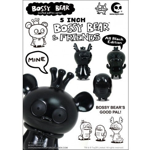Bossy Bear & Friends All Black Edition - Fugitive Toys