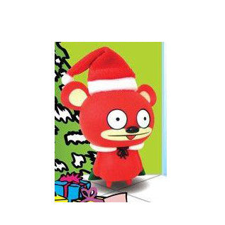 Bossy Bear Red (X-Mas Tongue Out Version) - Fugitive Toys