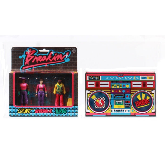 Super7 Breakin ReAction Figures 3 pack 2019 SDCC Exclusive