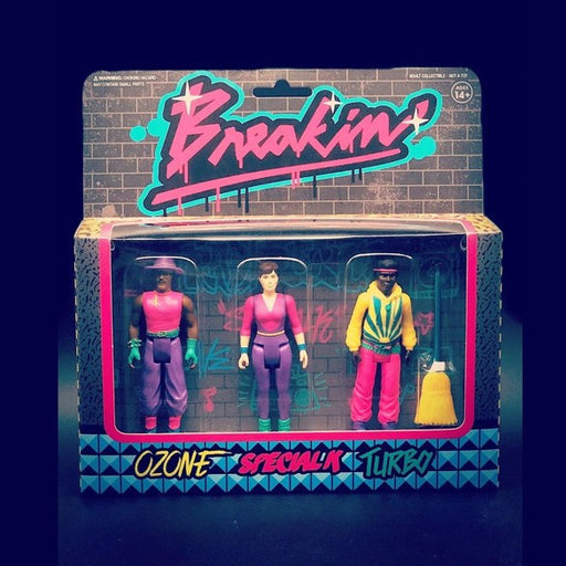 Super7 Breakin ReAction Figures 3-pack [2019 SDCC Exclusive] - Fugitive Toys