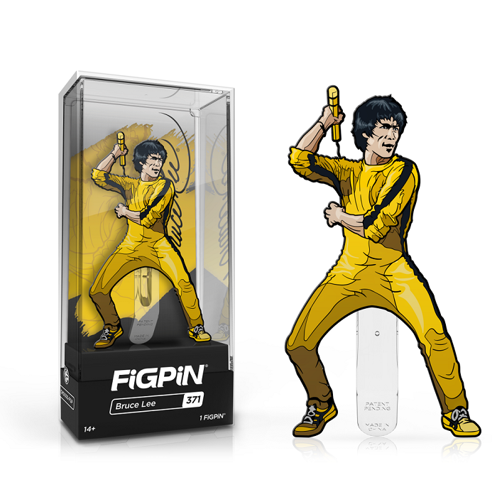 Bruce Lee: FiGPiN Enamel Pin Bruce Lee (Yellow Suit) [371] - Fugitive Toys
